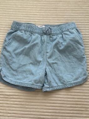 The Children's Place Light Blue Elastic Waist Shorts